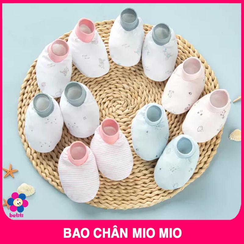Đôi Bao Chân MioMio Cotton Cho Bé Sơ Sinh Tất Chân Mio  Vải Cotton Voi