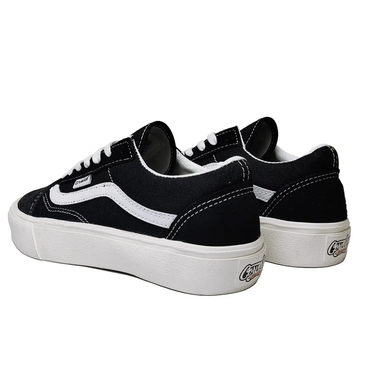 Corvalue Footwear - Sneakers Kasual Misablle Og Hitam putih Pria Wanita casual shoes original G34 3967 Canvas Kerja Black