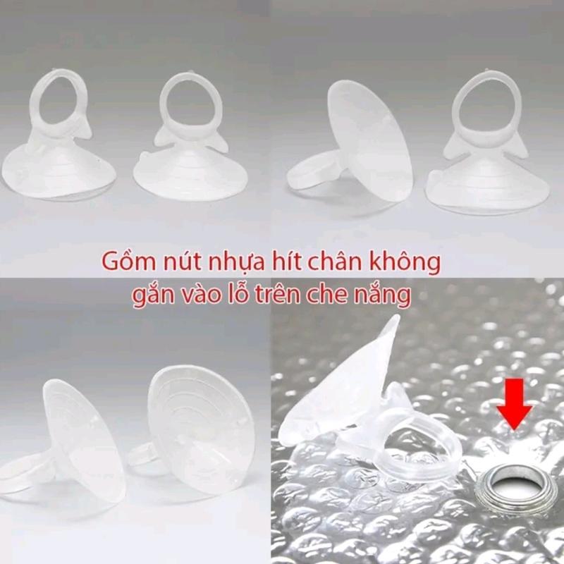 Bộ 2 tấm che nắng ô tô, tấm chắn nắng ô tô xe hơi phản quang 7
