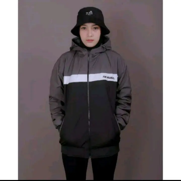 Jaket BB The Bojiel/Jaket Bolak Balik Musim dingin/Jaket Parasut WANITA PRIS 2