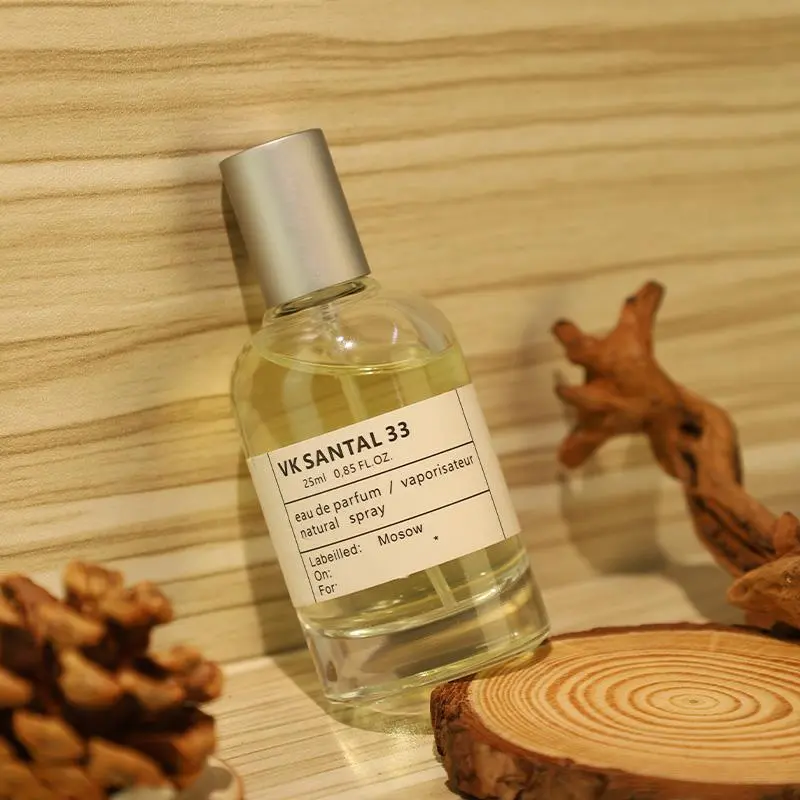 25ML Sandalwood Perfume, 1 Box Wooden Fragrance Perfume, Warm & Spicy, Rich in Layers, Suitable for Daily Office, Travel and Gifts 5