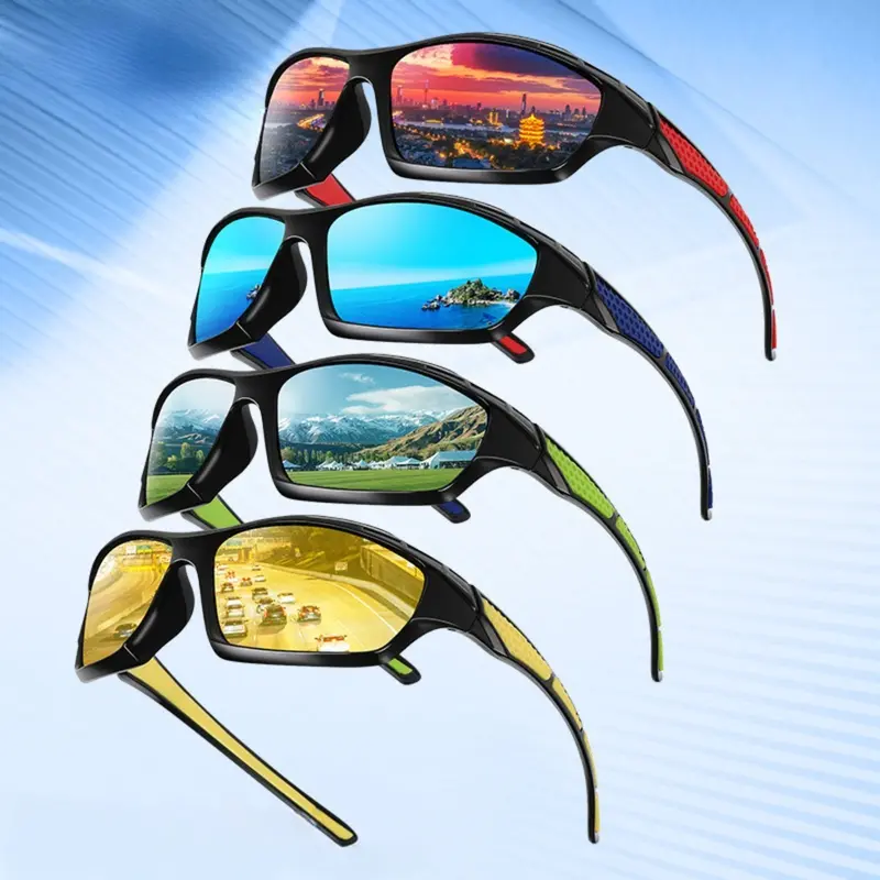 Pro Acme Night Vision Driving Glasses Men Women Anti Glare Polarized Yellow Lens Sunglasses Hd Uv400 Transparent Framenight Vision Lens