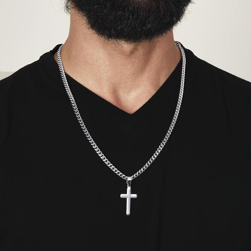 Inspirational Greeting Card & Cross Pendant & Gift Box Set, Casual Religious Jewelry Set for Son's Birthday, Perfect Stocking Filler Gift for Son's Birthday, and Graduation, Valentine's Day Gift 5
