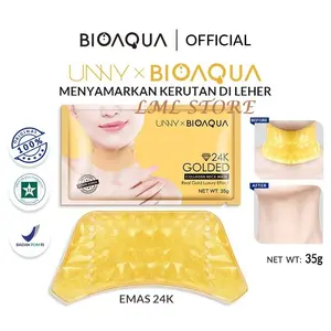 BPOM Bioaqua 24K Gold Collagen Neck Mask 35gr