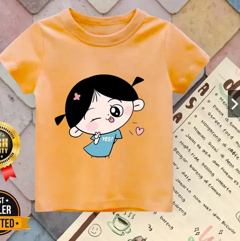 KAOS ANAK WANITA YES GIRL