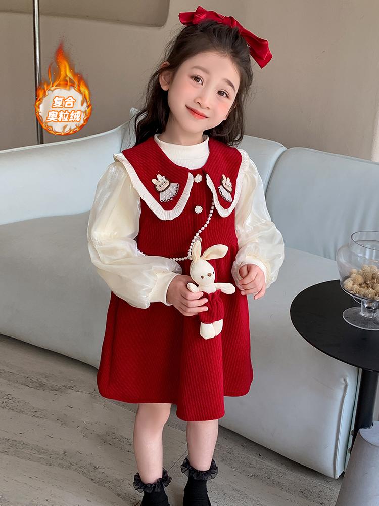 Product Introduction of Bộ váy Giáng sinh cho bé gái, thích hợp cho mùa thu và mùa đông 14