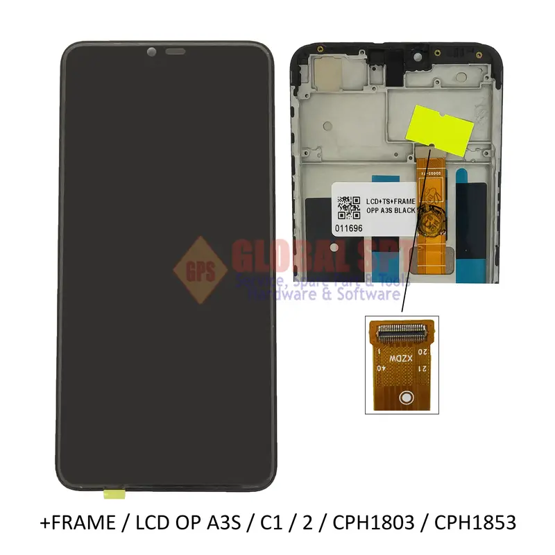 LCD TOUCHSCREEN COMPATIBLE FOR OPPO A3S / C1 / 2 / CPH1803 / CPH1853 6