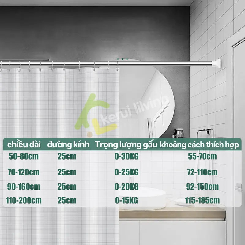 Thanh Treo Quần Áo Thông Minh, Đồ Gia Dụng Thiết Yếu, Chất Liệu Inox 304, Dễ Dàng Điều Chỉnh Kích Thước 7