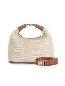 Women's Fashionable Colorblock Straw Bag, Casual Versatile Purse Shoulder Bag for Daily Used, Trendy All-match Commuter Bag