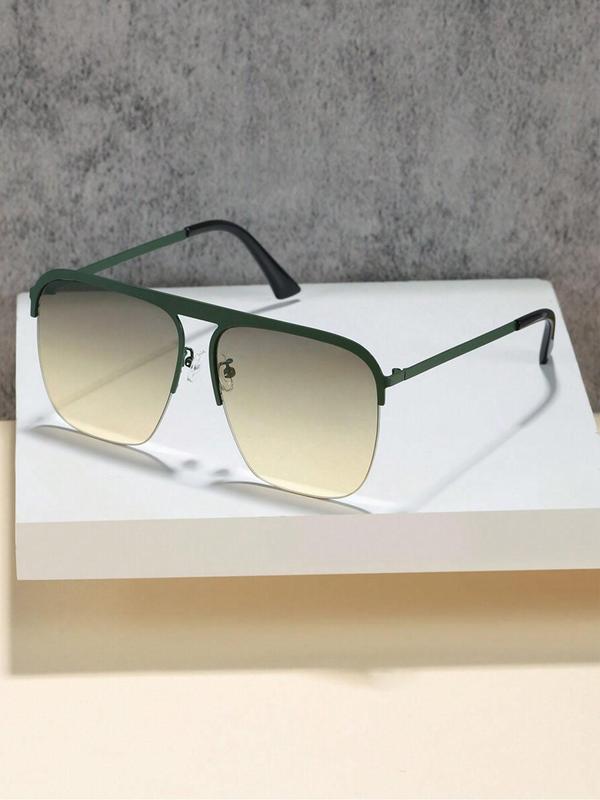 Unisex Hd Semi-rimless Sunglasses, Color-changing Sunglasses, Summer Trendy Casual Frames Sunglasses for Everyday Use, Fashion Accessories for Outdoor Activities 2