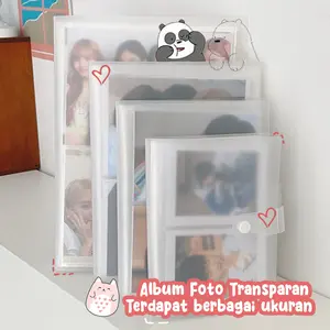 Yarra Album Foto Polaroid Aesthetic Plastik Transparan Anti Air Tempat Photocard Organizer Mx-5011