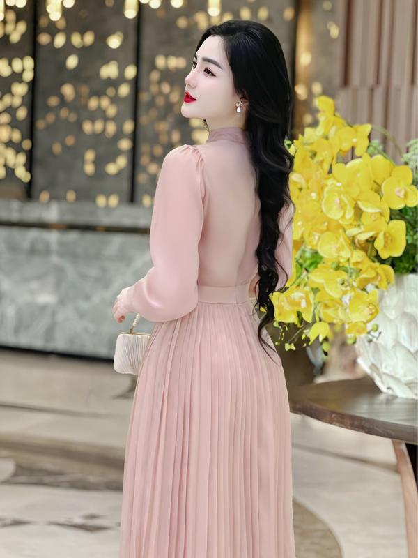 [MIỄN SHIP] MDU1375 Váy Tơ Óng - Dáng Vẻ Sang Trọng Đầy Lôi Cuốn Dành Cho Nữ Women Dress 3