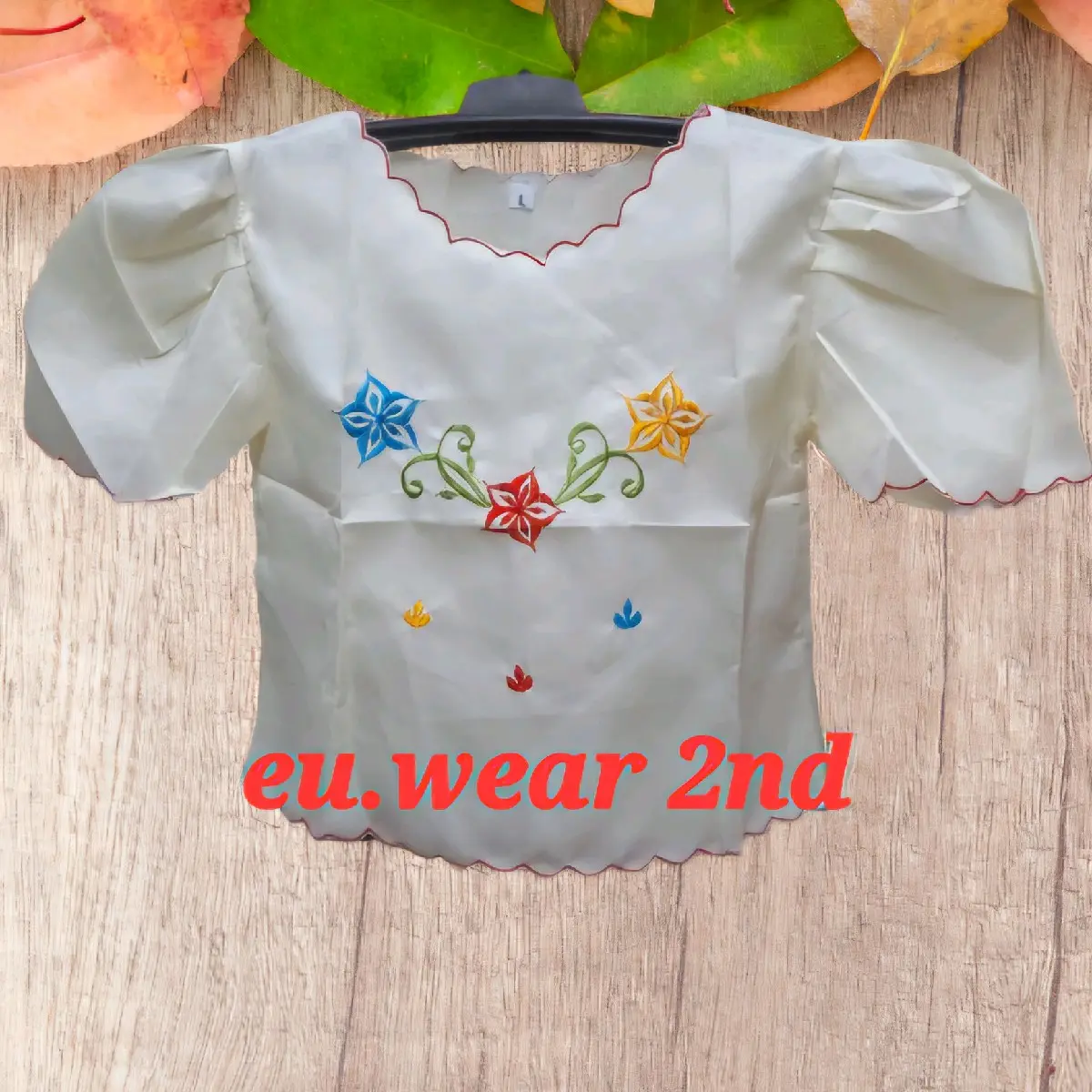 blouse kimona filipiana for kids random burda embroidery - TikTok Shop ...