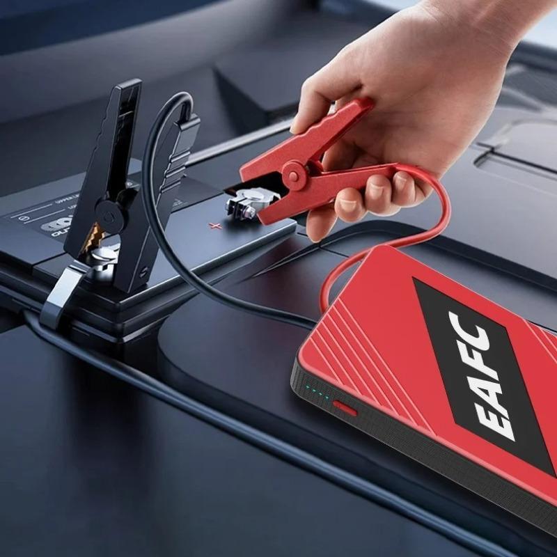 Product Introduction of 12V Car Emergency Starter, Portable Emergency Start Charger, Car Booster Battery Starting Device with Smart Clip, Car Battery Repair Tool 8