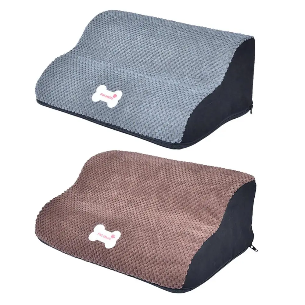 Bậc thang cho chó, có thể giặt được, cho giường và ghế sofa, bước cho thú cưng, dốc nhẹ nhàng trong nhà, thích hợp cho vật nuôi Nhỏ và chó bị thương, sử dụng trong nhà