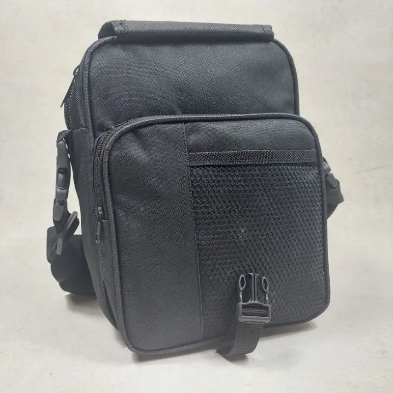 TAS SELEMPANG TAS SLEMPANG PRIA SERBA GUNA TAS SLINGBAG MURAH BISA COD hitam 3