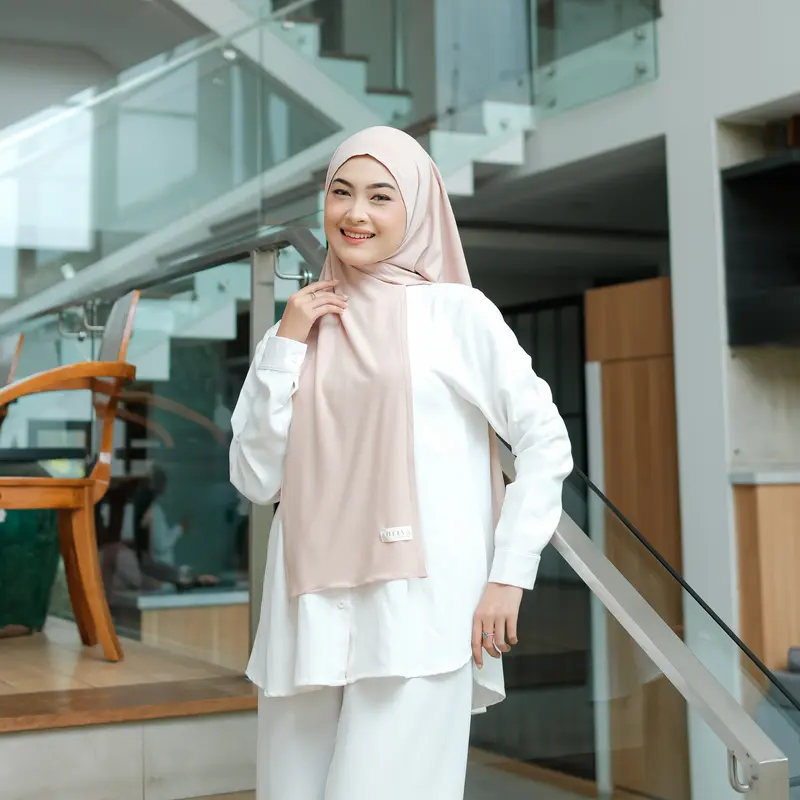 𝐒𝐇𝐄𝐄𝐕𝐀 - ZEEVA | PASHMINA INSTAN JERSEY SHEEVA HIJAB PREMIUM Kerudung Muslim Panjang Cantik Pad Wanita 1