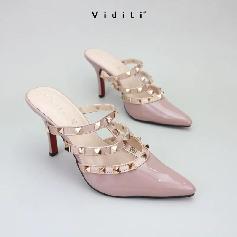 Viditi Milano Mules 7 cm Sepatu Import Wanita | Kerja | Kuliah | Wisuda | Pesta | Kantor Shoes Shoes 1