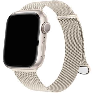Correa de Malla de Acero Inoxidable Magnética para Apple Watch Series 1-11 & Ultra, Ajuste 38mm-49mm, Hebilla Magnética Fácil, Duradera y Elegante