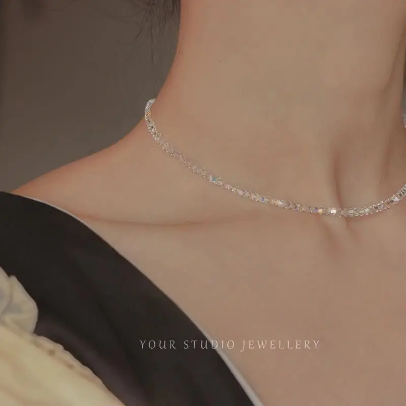 Kalung manik gelang simple crystal korean style / gelang manik 1