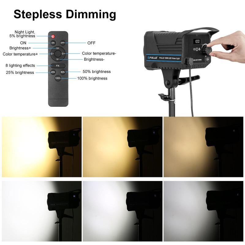Bộ Softbox Bát Giác Puluz Công Suất 150W Chân Cao 2m8 Chụp Hình Quay Phim Livestream Chuyên Nghiệp 1