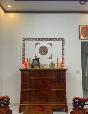 BỘ TRANG TRÍ BAN THỜ NHIỀU MẪU gắn tường Gỗ MDF hàng chống ẩm Thái lan cao cấp miếng  dán