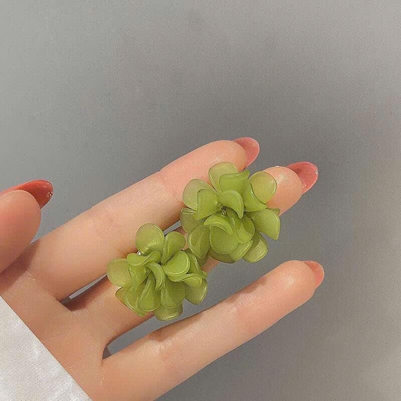 Product Introduction of SOOCHAN - Khuyên tai nữ hình hoa nhựa nhiều lớp phong cách Hàn Quốc thanh lịch, nhẹ nhàng nữ tính 11