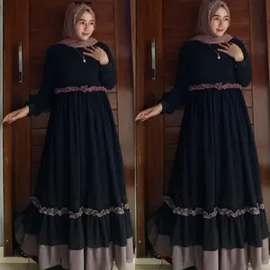 Araya Maxi Dress Gamis Muslim Dress Murah Gamis Syari