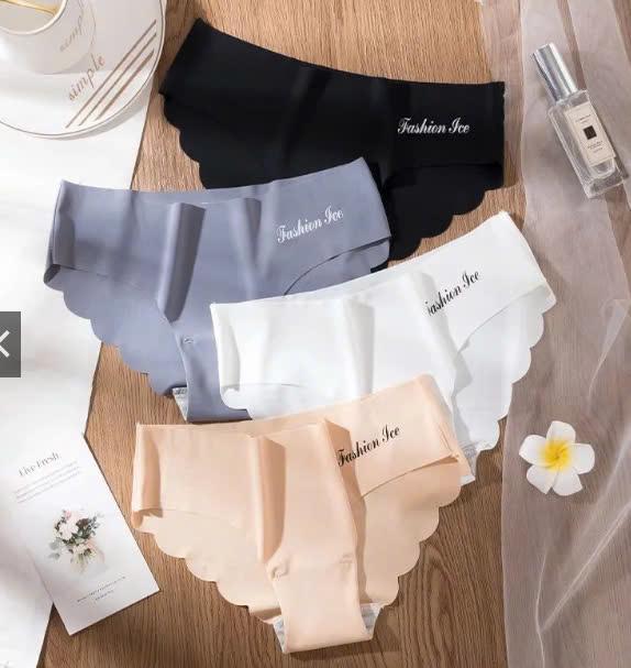 Sét 5 quần lót nữ  su lụa cạp thấp 1028 mặc quần Jean không lộ cạp  size 38 -70kg- mua 10 quần tặng thêm 1 quần cùng loại