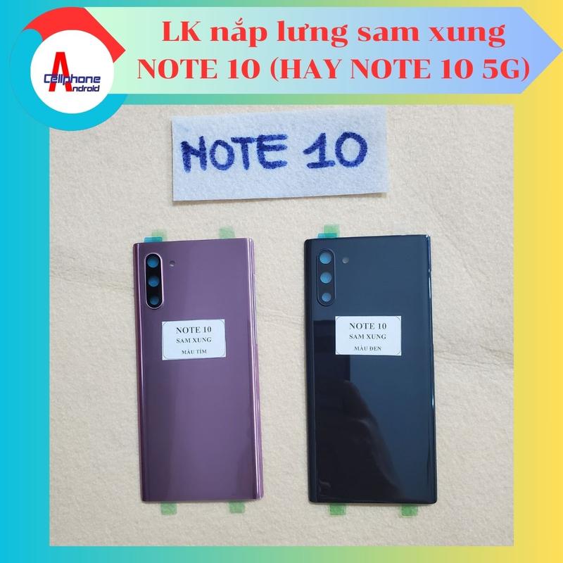 Linh kiện nắp lưng máy Note 10 thường hoặc Note 10 5G có kính camera 0