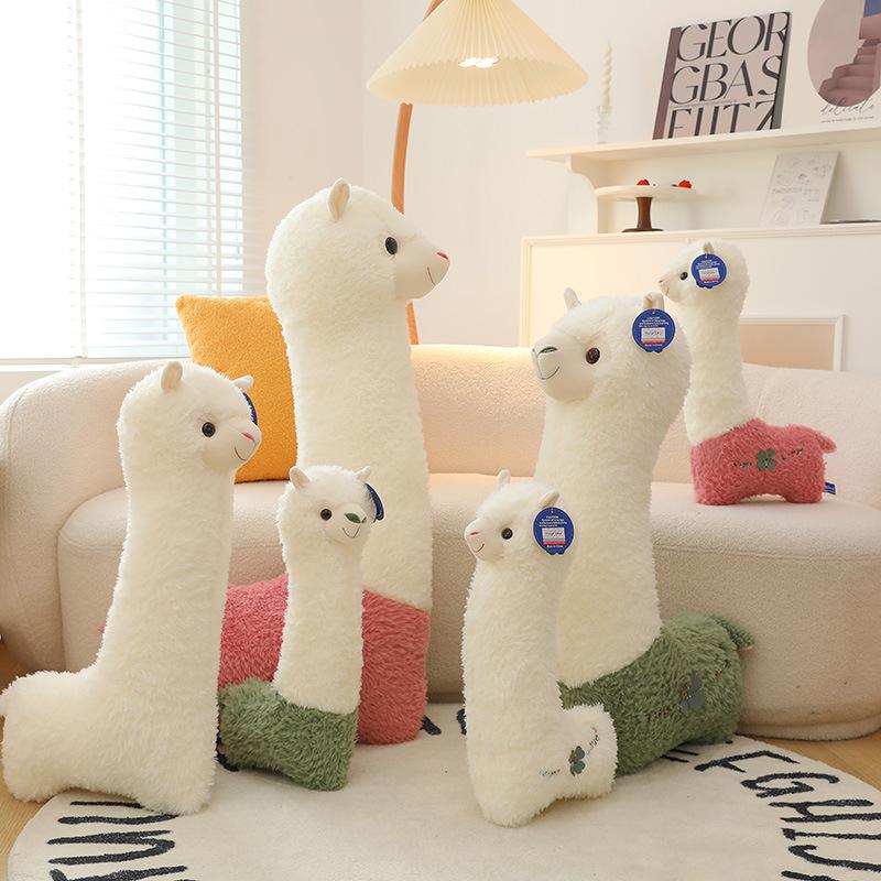 Gấu Bông Lạc Đà Alpaca Lông Xù Dài Dễ Thương Thú Bông Thú Nhồi Bông Toy Đồ Chơi