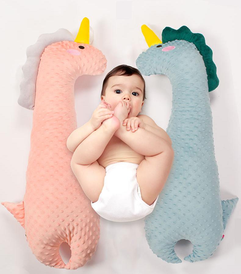 Product Introduction of Multi-function 3D massage bubble velvet exhaust comfort baby pillow - invisible zipper for easy removable and washable children's plush toy pillow baby sleeping comfort pillow 16