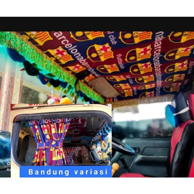 Gorden Atap Mobil Tirai Mobil Satu Set Gorden Tirai Dan List Semua Jenis Ukuran Model Mobil Pickup Hino Center Bus Dan Sejenis nya 1