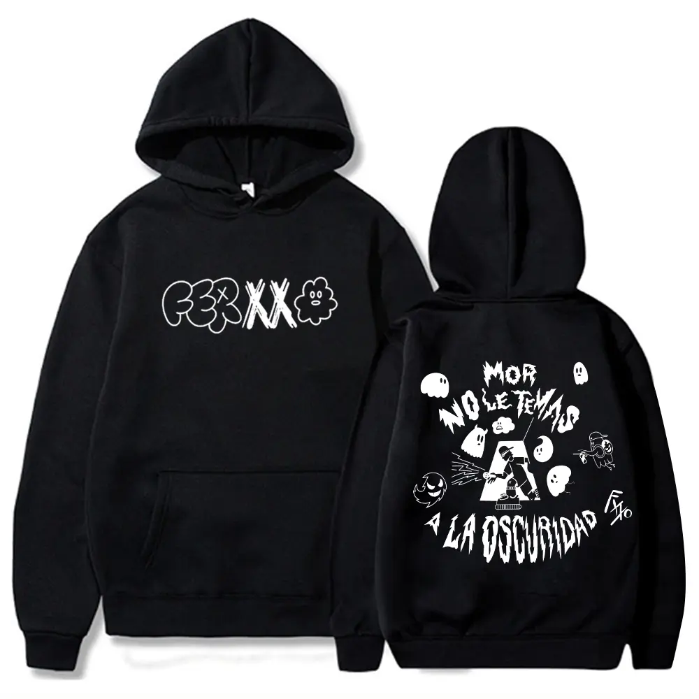 Feid Ferxxo Hiphop Hoodie Feid Ferxxo Vintage Music Album Hoodie Ferxxo Merch Unisex Pullover Tops Streetwear