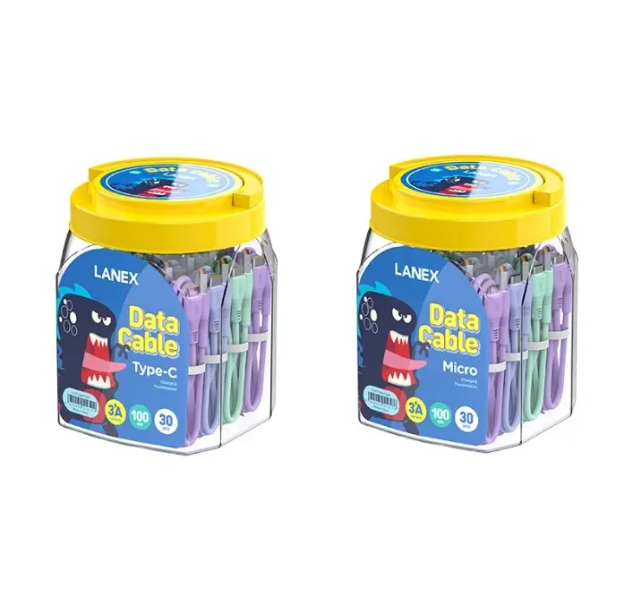 LANEX Kabel Data Toples Type L, M, C LS31 3A 1 Box isi 30pcs! TOPLES!