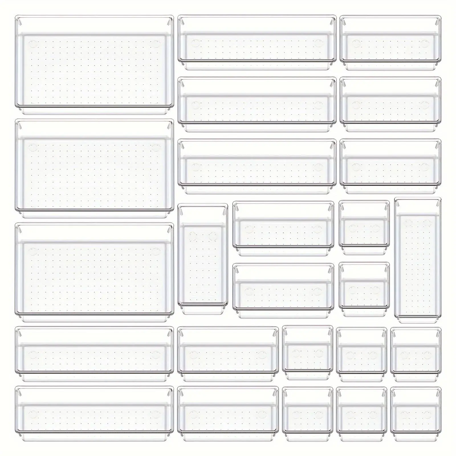 Room Decor Bedroom Accessories Clear Storage Box, Multifunctional Drawer Organizer Tray, Cosmetic Storage Box, Ace Home Makeup Organizer, Kitchen & Office Storage Box, Home Kitchen Storage Box, Back To School Supplies, Birthday Gifts, Kitchen Accessories