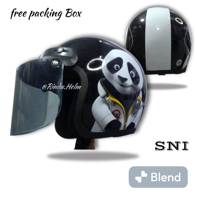 Helm PANDA motif Motorcycle 2