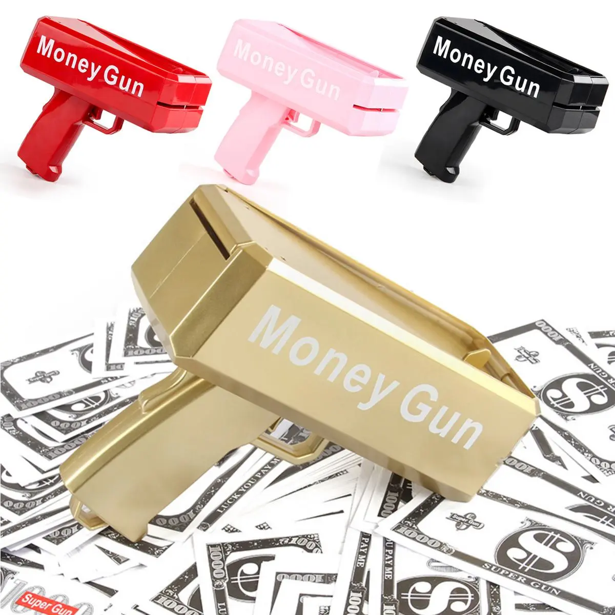 Electric Money Gun Toy, 1 Count Creative Money Spray Gun Toy, Fun Toy Gun for Wedding Party, Outdoor Party Supplies, Birthday Gift