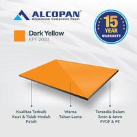 Gambar Acp Alcopan 4mm PVDF Outdoor - Dark Yellow 1220 x 2440 - Dark Yellow dari Acp Alcopan Kota Administrasi Jakarta Barat 1 Tokopedia