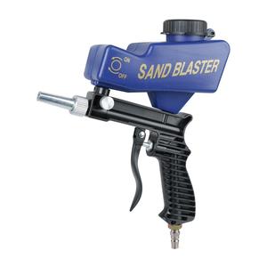 Pistola de chorro de arena por gravedad, Set de chorro de arena neumático, Dispositivo de chorro de arena ajustable, Set de pistola de chorro de arena neumática, Herramienta profesional para reparación de carrocerías de automóviles