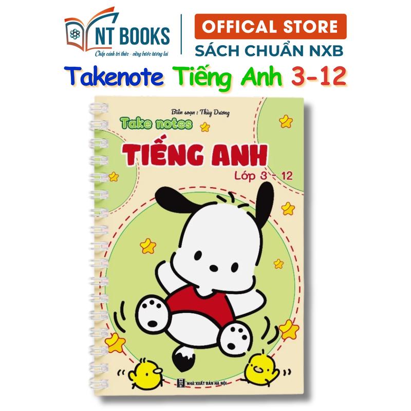 Sách - Sổ Giấy Lò Xo Take Note Tiếng Anh Cơ Bản A5  (Phiên Bản Mới Nhất) - TV