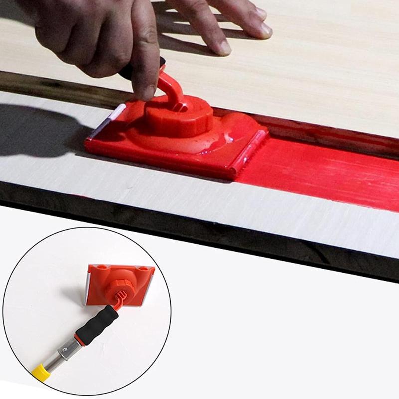 Product Introduction of Multipurpose Brush for Emulsion Paint Trimming, Brush Head with Rotatable Guide Wheel, Portable Wall Paint Trimming Tool, Brush for Interior Walls Ceilings 4