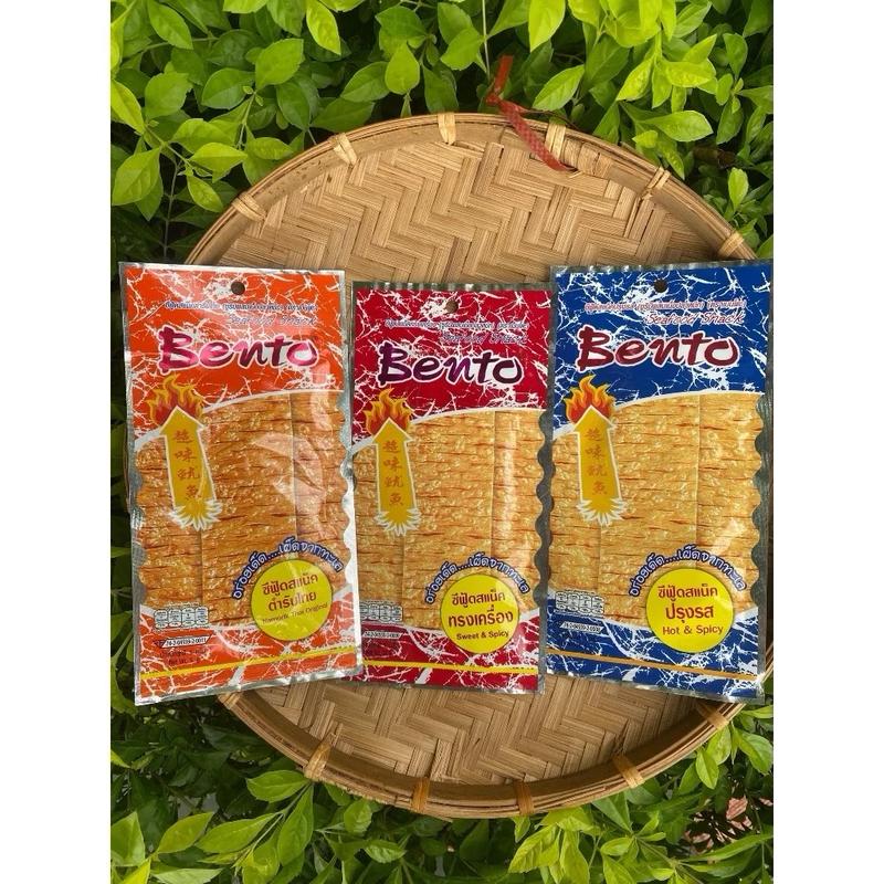 Snack mực Bento Thái Lan gói nhỏ 6g, Snack mực tẩm cay siêu ngon 1