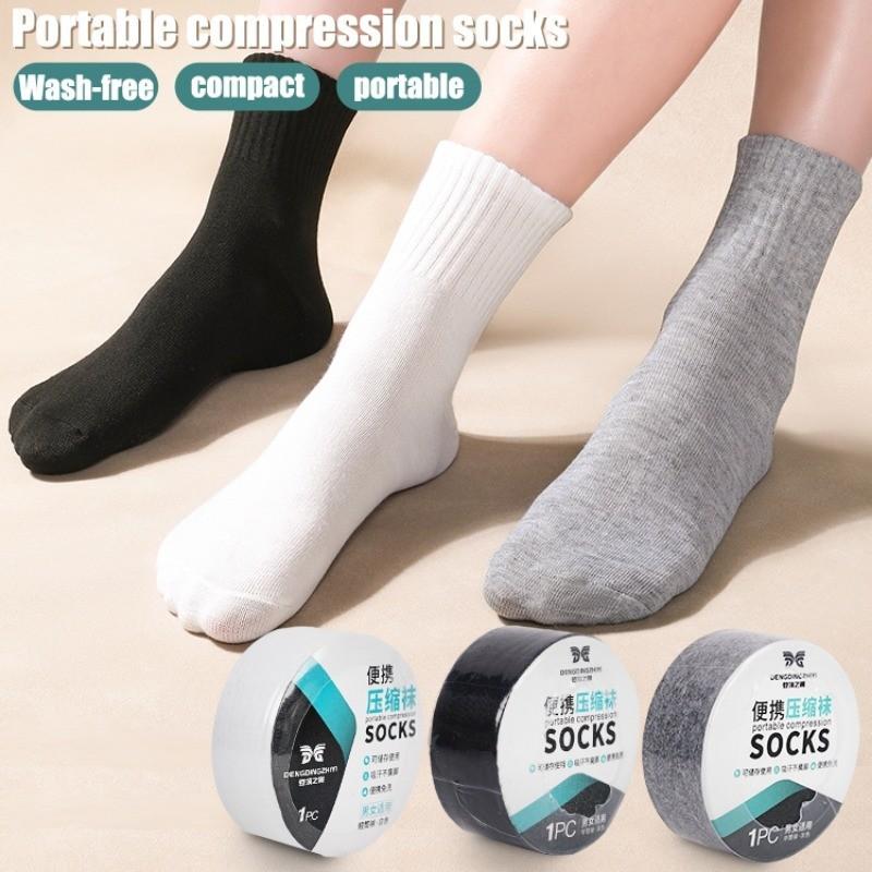 Disposable Travel Ankle Socks Men's Women's Portable Compression Sock ...
