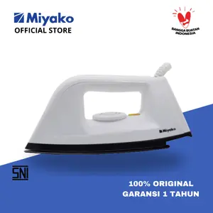 Miyako Setrika EI-1008 M Anti Lengket Dry Iron SNI BERGARANSI - MN