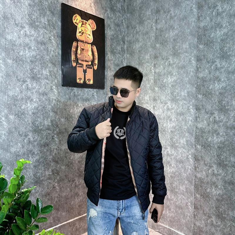 Áo khoác phao trần bông cổ cao 3 lớp dày dặn chuẩn siêu cấp, có tag logo trước ngực mẫu mới 2024, khoá đồng loại đẹp lên form chuẩn aokhoac nam