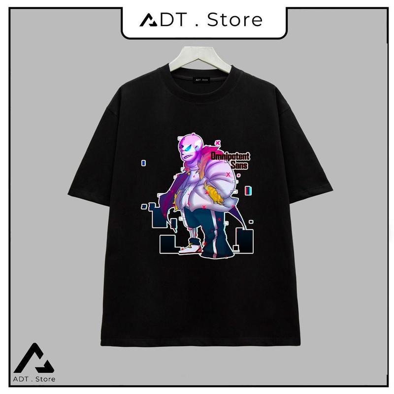 BST Áo thun Game Sans - Undertale Mới - Sans 404 - Sans 505 - Sans 606 áo thun đen in hình có size Trẻ em 8