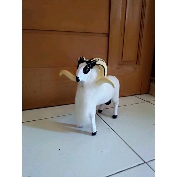 miniatur domba Garut ukuran jumbo, boneka domba, aksesoris mainan anak, domba Garut, mainan anak, miniatur domba Garut murah, miniatur domba Garut terlaris 5