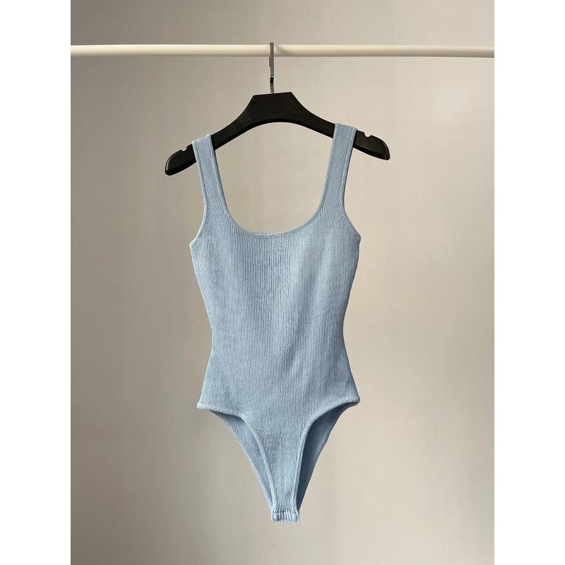 Áo Jumpsuit Quần Trễ Vai Phong Cách Phương Tây, Gợi Cảm, Hai Dây, Không Tay, Thích Hợp Cho Phụ Nữ, Có Thể Mặc Bên Trong Hoặc Ngoài Trời, Thời Trang, Cô Gái Nóng Bỏng Top Women 1