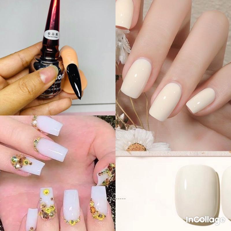 Sơn màu trắng sữa chua, đen trắng mx bon sơn nước gạo mx bon Nữ